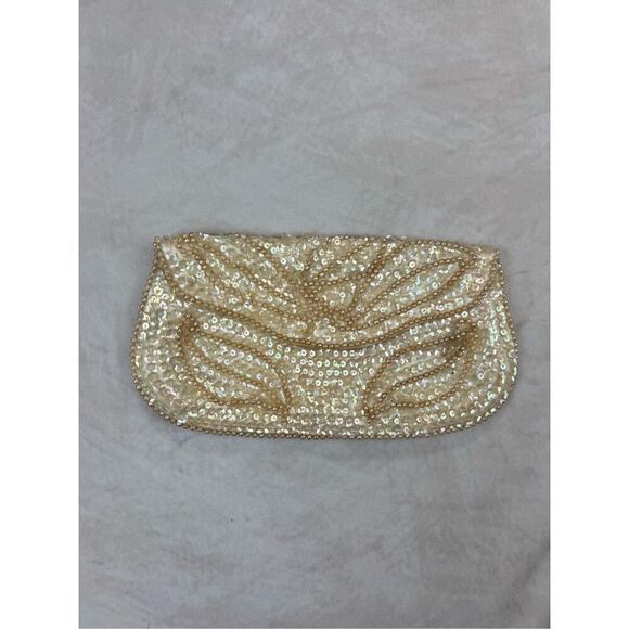 Vintage 1960s Beaded Clutch - Picture 1 of 5
